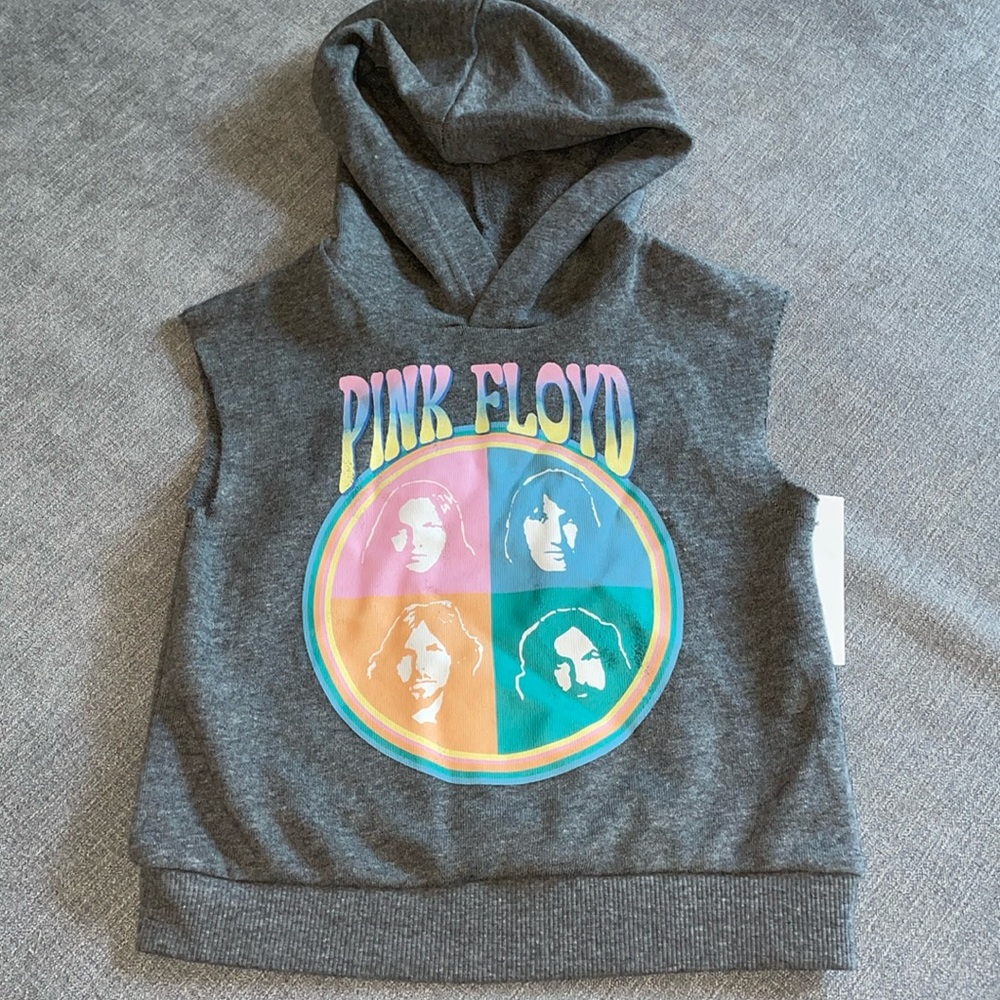 Pink Floyd Sleeveless Hooded Sweatshirt